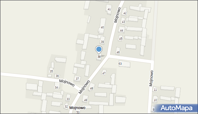 Mojnowo, Mojnowo, 38, mapa Mojnowo