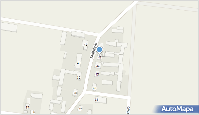 Mojnowo, Mojnowo, 43, mapa Mojnowo
