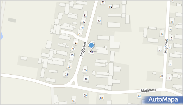 Mojnowo, Mojnowo, 54, mapa Mojnowo