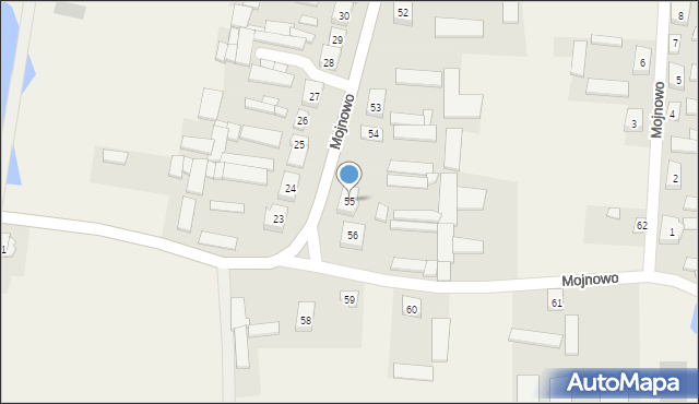 Mojnowo, Mojnowo, 55, mapa Mojnowo