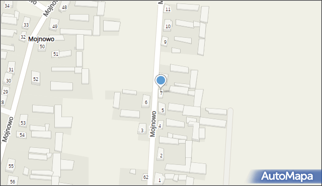 Mojnowo, Mojnowo, 7, mapa Mojnowo