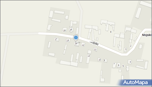 Mojsiki, Mojsiki, 14, mapa Mojsiki