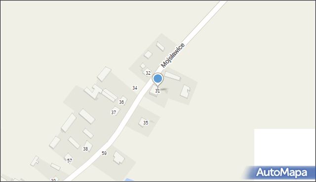 Mojsławice, Mojsławice, 31, mapa Mojsławice