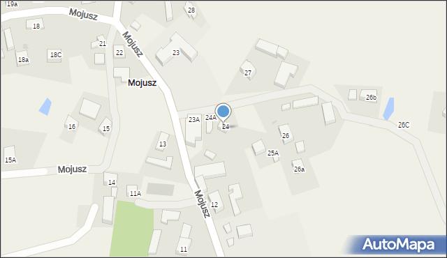 Mojusz, Mojusz, 25, mapa Mojusz