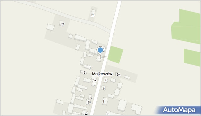 Mojżeszów, Mojżeszów, 2, mapa Mojżeszów