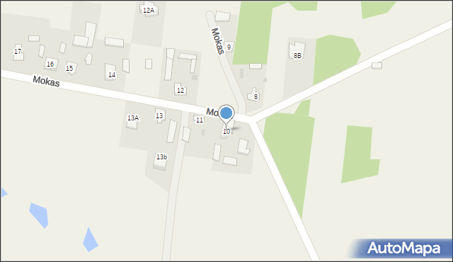 Mokas, Mokas, 10, mapa Mokas