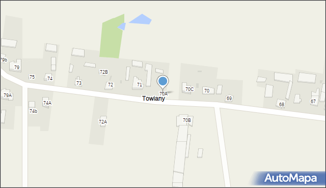 Mokas, Mokas, 70A, mapa Mokas