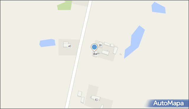 Mokowo, Mokowo, 39A, mapa Mokowo