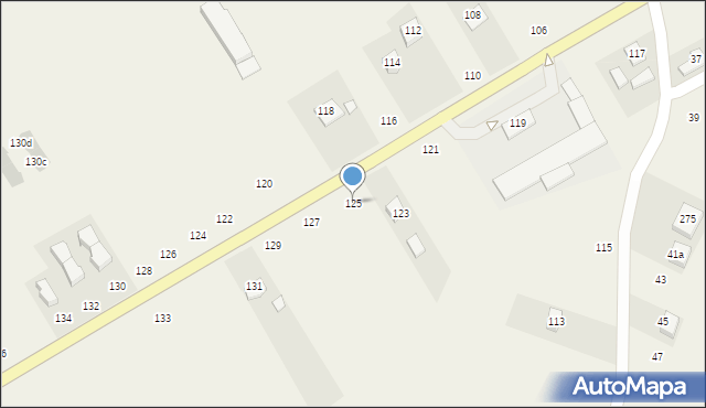 Mokra, Mokra, 125, mapa Mokra