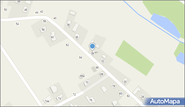 Mokra, Mokra, 34, mapa Mokra