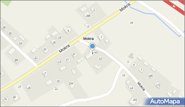 Mokra, Mokra, 8, mapa Mokra