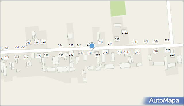 Mokra, Mokra, 229, mapa Mokra