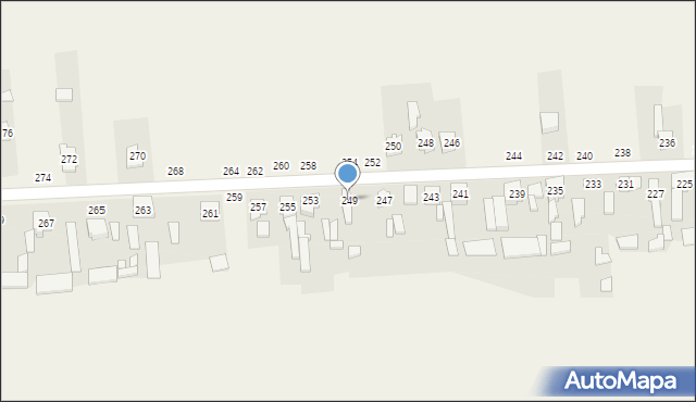 Mokra, Mokra, 249, mapa Mokra