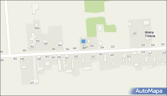 Mokra, Mokra, 338, mapa Mokra
