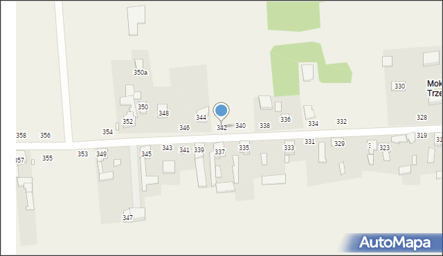 Mokra, Mokra, 342, mapa Mokra
