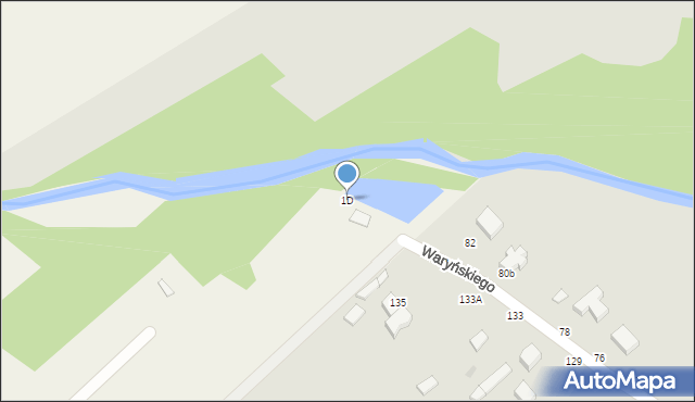 Mokra, Mokra, 1D, mapa Mokra