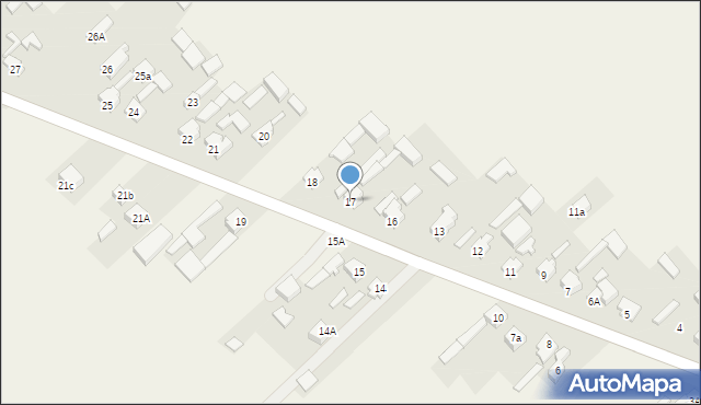 Mokra Lewa, Mokra Lewa, 17, mapa Mokra Lewa