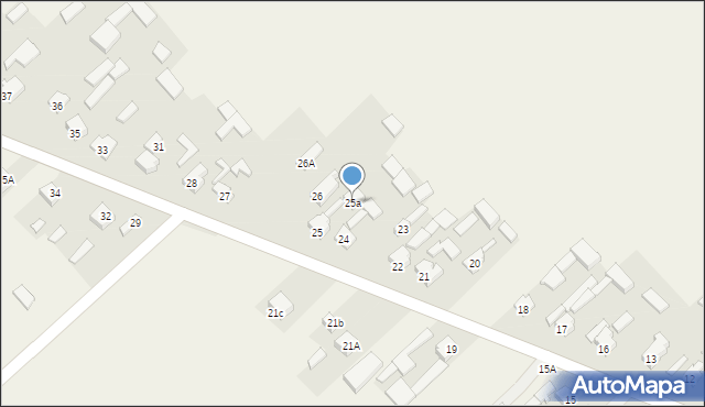 Mokra Lewa, Mokra Lewa, 25a, mapa Mokra Lewa