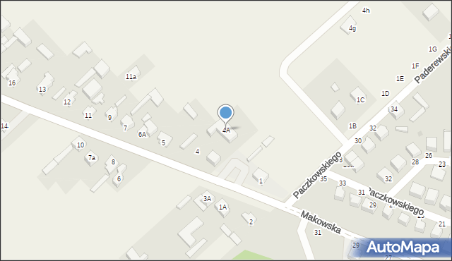 Mokra Lewa, Mokra Lewa, 4A, mapa Mokra Lewa