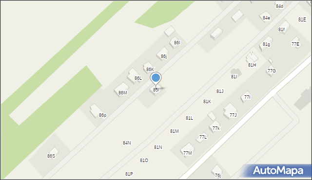 Mokra Lewa, Mokra Lewa, 85l, mapa Mokra Lewa