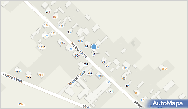 Mokra Lewa, Mokra Lewa, 97, mapa Mokra Lewa