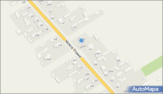 Mokra Prawa, Mokra Prawa, 113, mapa Mokra Prawa