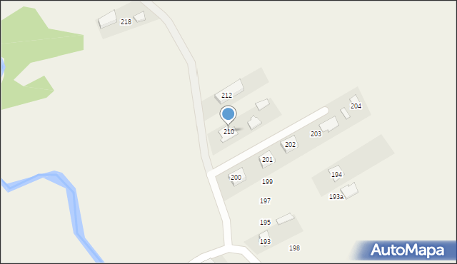 Mokra Prawa, Mokra Prawa, 210, mapa Mokra Prawa