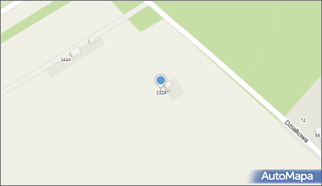 Mokra Prawa, Mokra Prawa, 332A, mapa Mokra Prawa