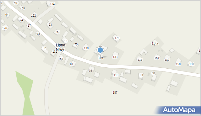 Mokra Wieś, Mokra Wieś, 106, mapa Mokra Wieś