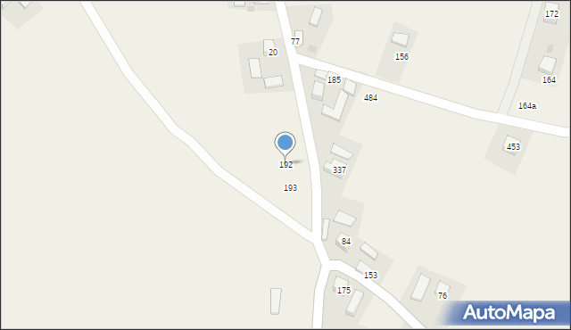 Mokra Wieś, Mokra Wieś, 192, mapa Mokra Wieś