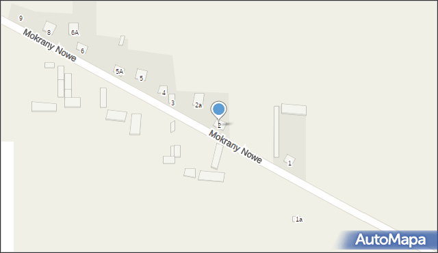 Mokrany Nowe, Mokrany Nowe, 2, mapa Mokrany Nowe