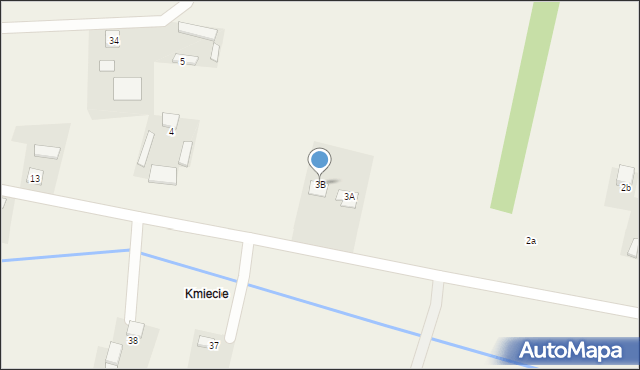 Mokre, Mokre, 3B, mapa Mokre