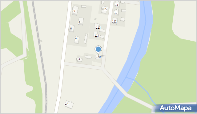 Mokre, Mokre, 120, mapa Mokre