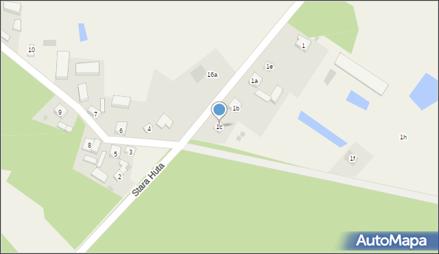 Mokre, Mokre, 1c, mapa Mokre