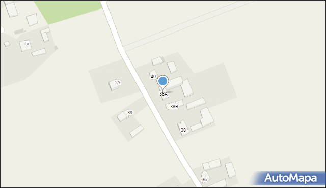 Mokre, Mokre, 38A, mapa Mokre