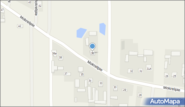 Mokrelipie, Mokrelipie, 36, mapa Mokrelipie