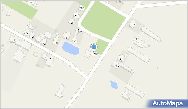 Mokronos, Mokronos, 100, mapa Mokronos