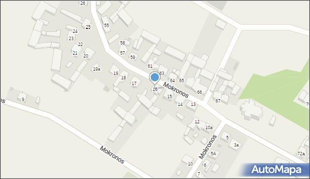 Mokronos, Mokronos, 16, mapa Mokronos