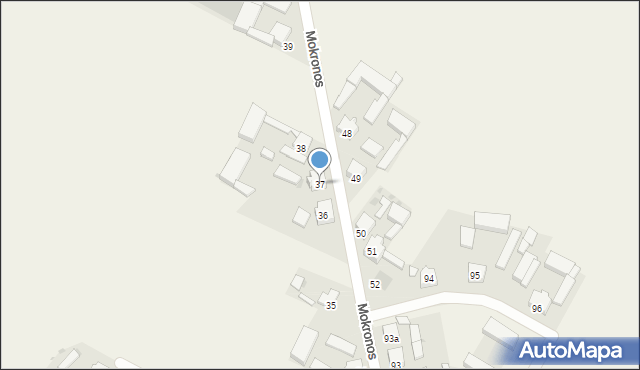 Mokronos, Mokronos, 37, mapa Mokronos