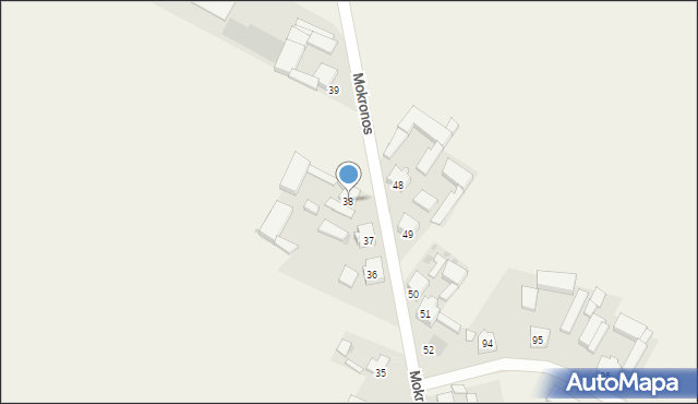 Mokronos, Mokronos, 38, mapa Mokronos