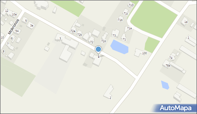 Mokronos, Mokronos, 4, mapa Mokronos
