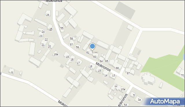 Mokronos, Mokronos, 63a, mapa Mokronos