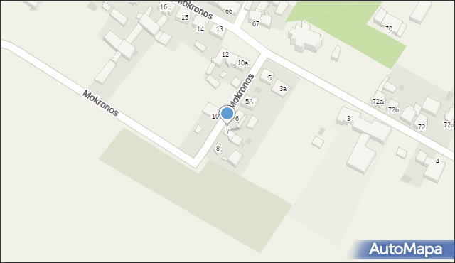 Mokronos, Mokronos, 7, mapa Mokronos