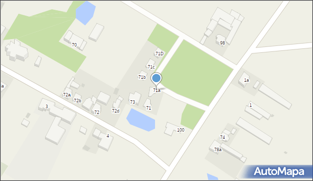 Mokronos, Mokronos, 71a, mapa Mokronos