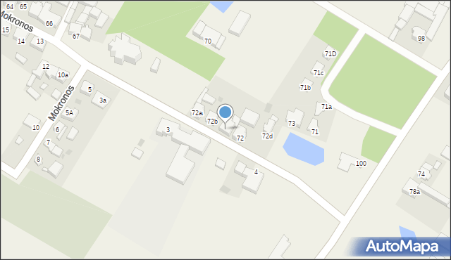 Mokronos, Mokronos, 72c, mapa Mokronos