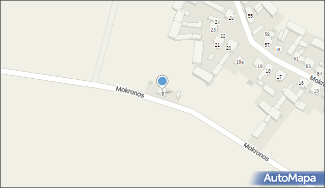Mokronos, Mokronos, 9, mapa Mokronos