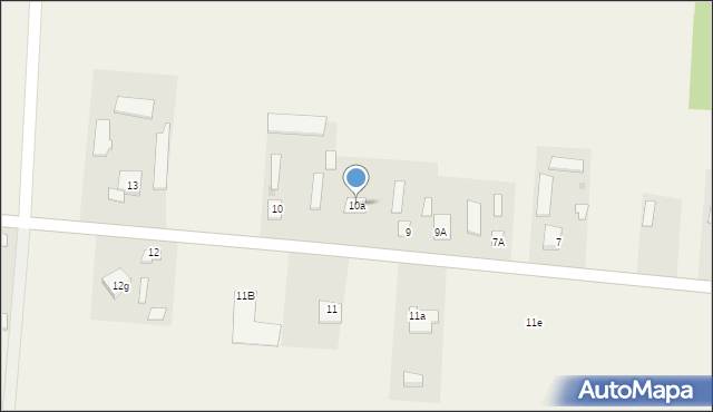 Mokrosęk, Mokrosęk, 10a, mapa Mokrosęk