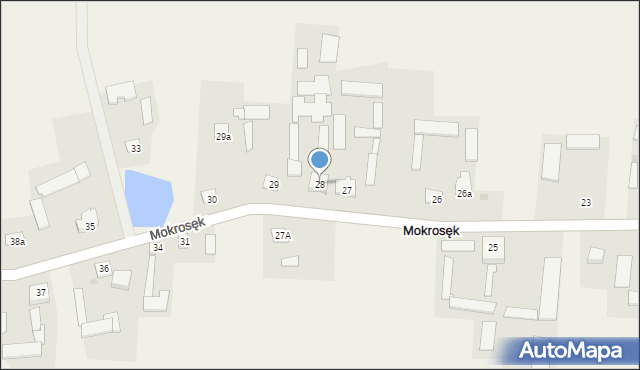 Mokrosęk, Mokrosęk, 28, mapa Mokrosęk