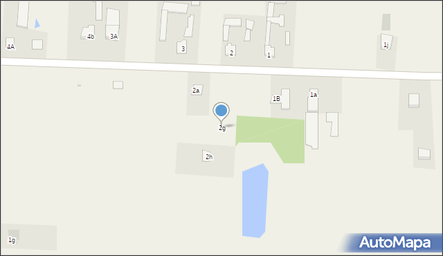 Mokrosęk, Mokrosęk, 2g, mapa Mokrosęk