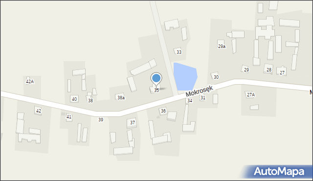 Mokrosęk, Mokrosęk, 35, mapa Mokrosęk